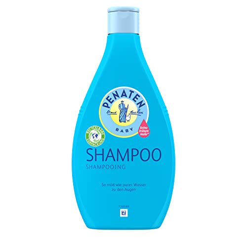 PENATEN Shampoo (400 ml), besonders sanft reinigendes & pflegendes Baby Shampoo, speziell für Neugeborene entwickeltes Haarshampoo ohne Parabene, Sulfate & Farbstoffe, reinigt sanft und ohne Tränen