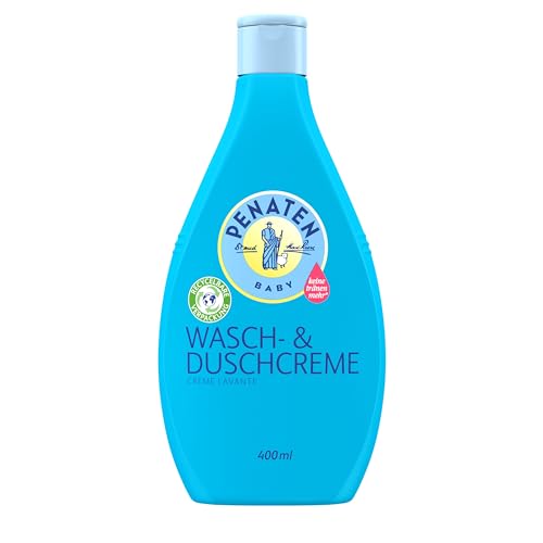 PENATEN Wasch- & Duschcreme (400 ml), mildes Baby Waschgel in recycelbarer Verpackung zur sanften Reinigung und Pflege für zarte Babyhaut