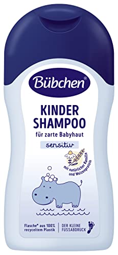 Bübchen Kinder Shampoo, 400 ml – milde Haarwäsche für Babys und Kinder ohne Tränen, Babyshampoo für leicht kämmbares Haar, ohne Silikone